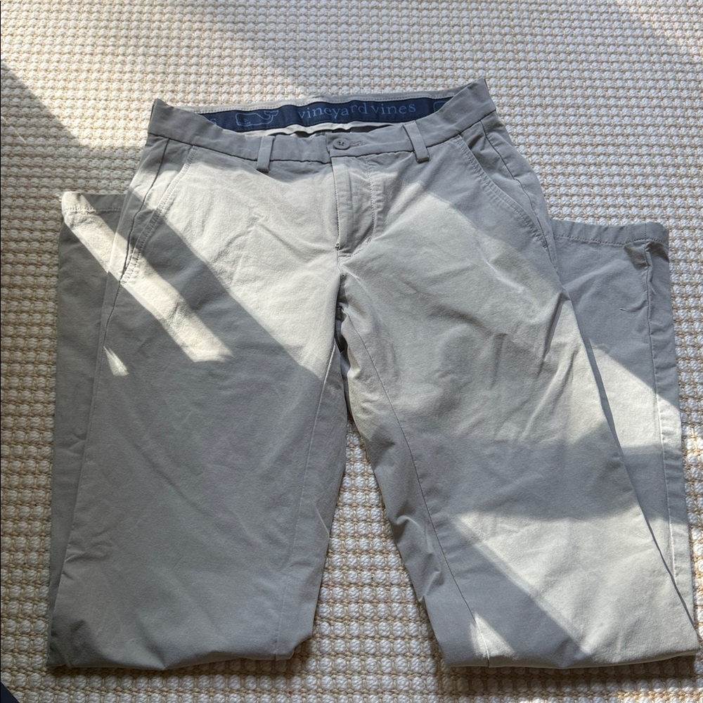 Vineyard Vines Light Gray Chino Trousers